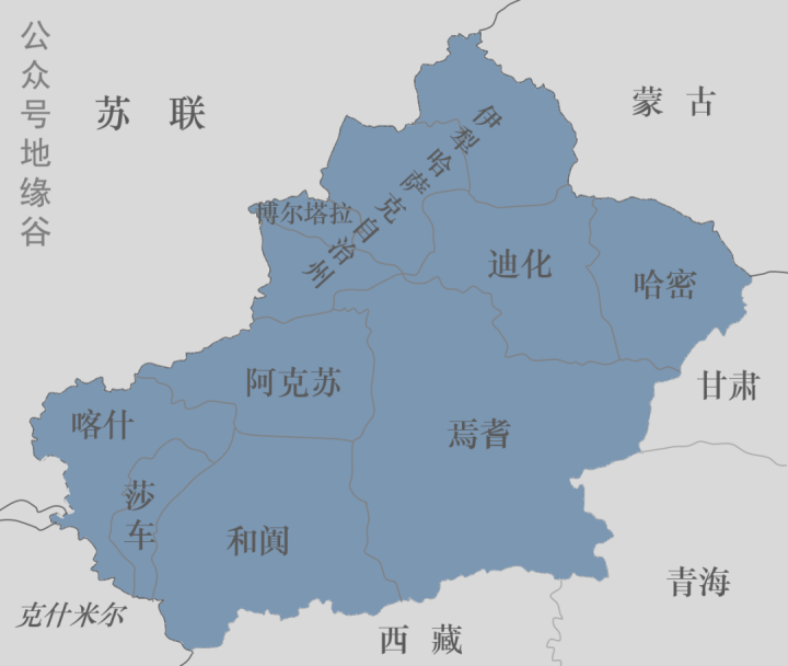 清代新疆行政区划_新疆行政区域划分_新疆行政区划历史沿革