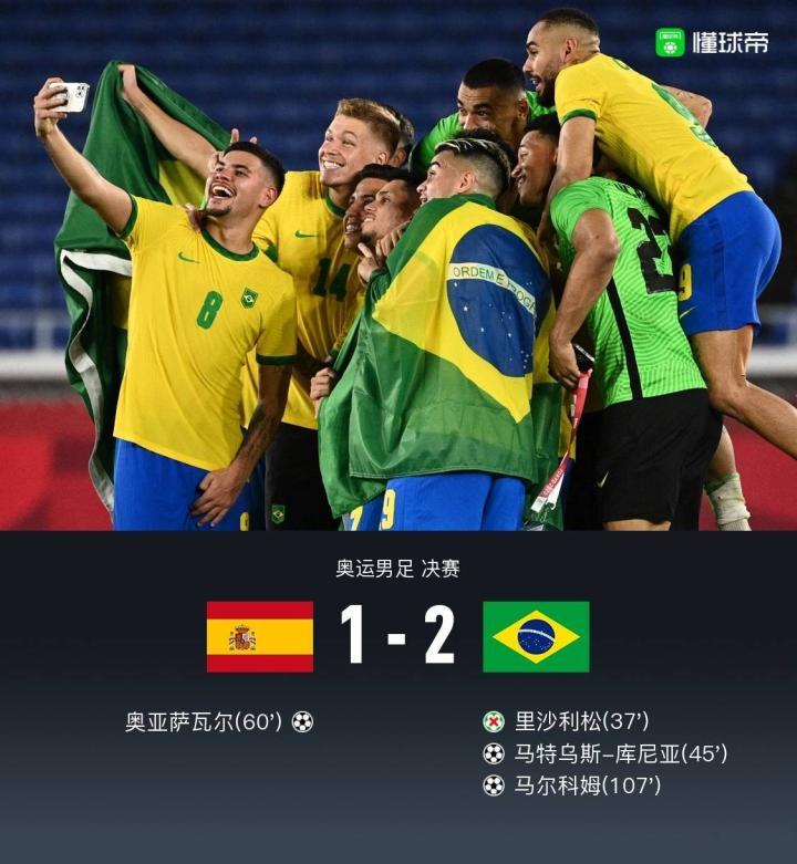 奥运男足决赛 西班牙国奥 巴西国奥_西班牙球队