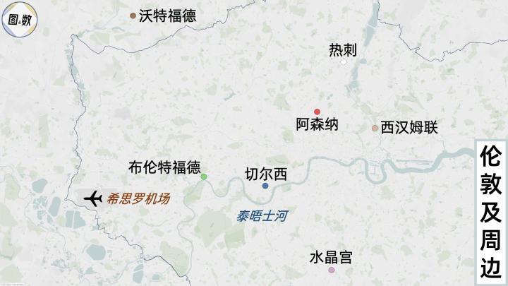沃特福德足球俱乐部_英超沃特福德水晶宫切尔西阿森纳西汉姆联球队分布_英超伦敦周边地区足球俱乐部地理分析