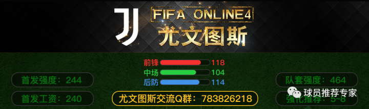 FIFAol4尤文图斯队套推荐0127新版本