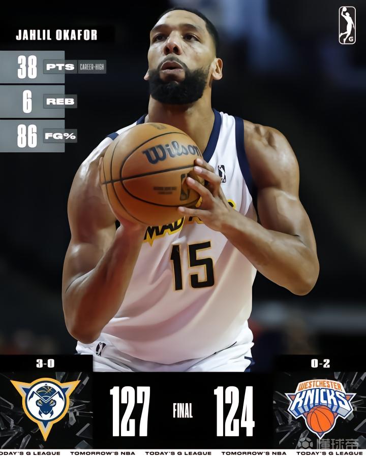贾利尔-奥卡福NBA发展联盟比赛_奥卡福生涯回顾与数据分析_贾利尔-奥卡福