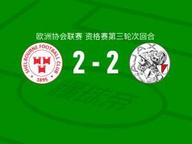 舒尔本2-2阿贾克斯，布兰特打破僵局，肖恩-穆尔扳平比分
