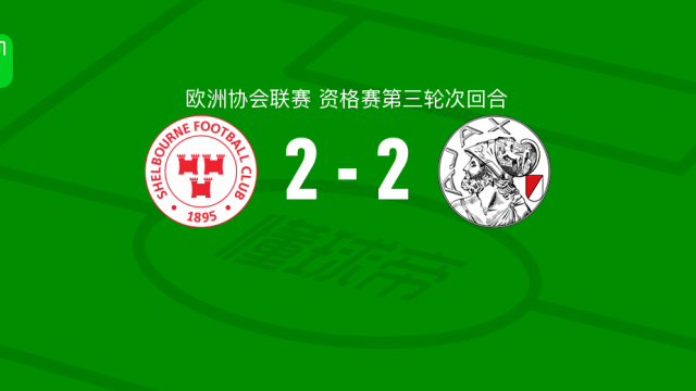 足球舒尔本2-2阿贾克斯，布兰特打破僵局，肖恩-穆尔扳平比分足球08-14 04:41