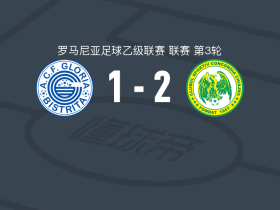 康戈迪亚齐安2-1逆转格洛里亚