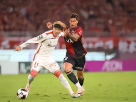 鹿岛鹿角2-1名古屋鲸鱼，塞阿拉破门，关川郁万补时绝杀
