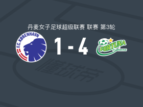 约灵幸运女足4-1大胜哥本哈根女足