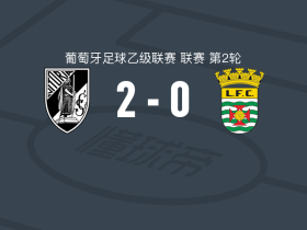 吉马良斯B队2-0勒卡，Mathias Tepe包办2球