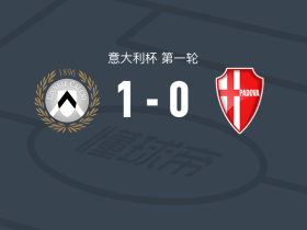 乌迪内斯1-0帕多瓦，凯南-戴维斯助球队取胜