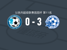 佩塔提克瓦马卡比3-0大胜提比利亚，何塞-科尔特斯、科亨破门