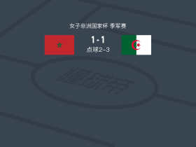 点球大战阿尔及利亚女足4-3摩洛哥女足，雷杜阿尼失点