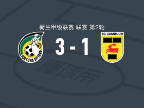 锡塔德幸运3-1坎布尔，赞德、泽富伊克破门