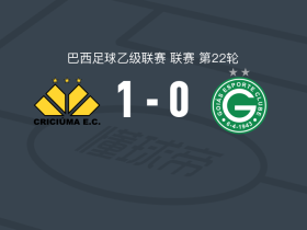 克里丘马1-0戈亚斯，卢西亚诺 卡斯坦制胜