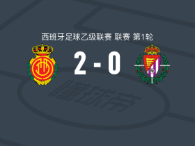 马略卡2-0巴拉多利德，巴勃罗-托雷破门，赖洛锁定胜局