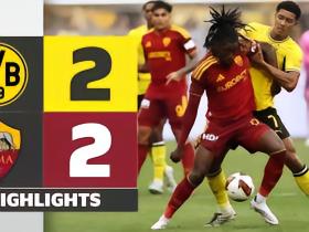 比赛集锦：多特蒙德2-2罗马