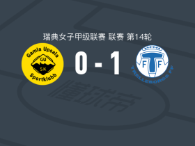 特雷勒堡女足1-0老乌普萨拉女足，amanda olsson一击制胜