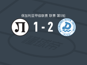 多瑙2-1逆转普罗夫迪夫火车头，博伊切夫破门，阿莱士-巴利尼奥点射