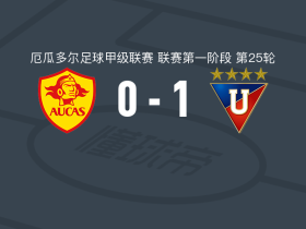 基多大学1-0奥卡斯，耶尔林-基尼奥内斯制胜球