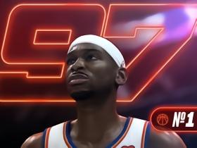 2K27能力值Top10：亚历山大97第1，文班第2，约基奇第3