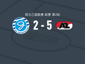 阿尔克马尔二队5-2大胜格拉夫夏普，阿尤布-乌弗基尔双响，科瓦奇1射1传