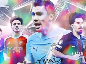 ESPN FC100中场榜：维蒂尼亚第1，赖斯第2
