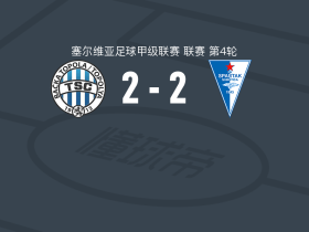 托波拉2-2萨博迪卡，Andreja Stojanovic破门，斯特凡-托莫维奇扳平比分