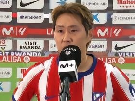 李刚仁：在替补席上时，希门尼斯和穆索就说我会上场并进球