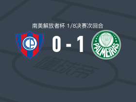 帕尔梅拉斯1-0波特诺山丘，古斯塔沃-戈麦斯助球队取胜