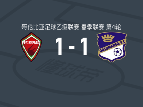 博亚卡爱国者1-1奥尔索马尔索，Kevin Álvarez破门，Brayan Campaz扳平比分