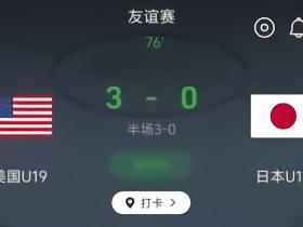日本u19土伦杯被美国半场灌仨