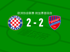 哈伊杜克2-2琴斯托霍瓦，舍戈破门，迪亚比-法迪加救主