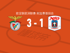 本菲卡3-1奥胡斯，帕夫利季斯点射，巴雷罗建功