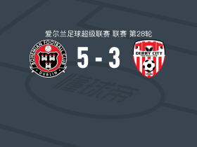 波希米亚人5-3逆转德里城，罗斯-蒂尔尼梅开二度，詹姆斯-泰勒破门