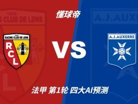 四大AI预测朗斯vs欧塞尔：各家均看好朗斯迎来联赛开门红