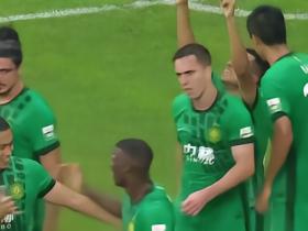 半场：国安1-0云南，达万精彩倒钩破门，法比奥送助攻