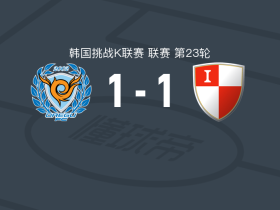 大邱FC1-1釜山IPark，克里斯蒂安-雷纳托首开记录，马库斯-达克尔斯扳平