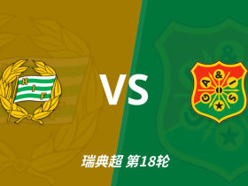 瑞典超角球统计：哈马比场均7.2个，加尔斯场均6.8个