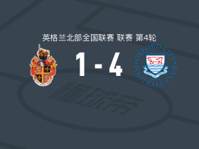 牛津城4-1大胜斯彭尼穆尔城，波洛克帽子戏法