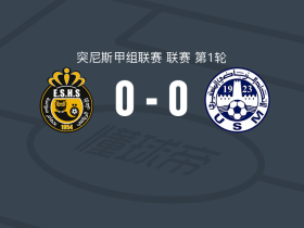 哈马索斯0-0莫纳斯提尔，两队破门乏术