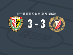弗罗茨瓦夫3-3罗兹维泽夫，埃尼斯-沙巴尼建功，安赫尔-巴埃纳破门