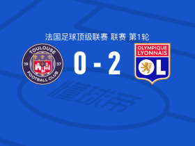 里昂2-0图卢兹，纳尔泰建功，马利克-福法纳锦上添花