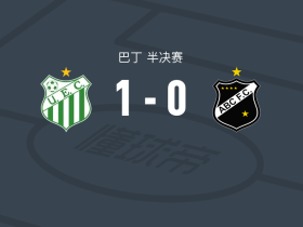 乌贝兰迪亚1-0ABC纳塔尔，马科斯-卡拉桑斯点射制胜