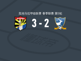 奥罗拉3-2苏奇特佩基，Jorge Ticurú建功，比巴斯破门
