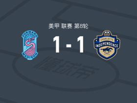 前进麦迪逊1-1夏洛特独立，斯金纳首开记录，卡迈克尔扳平比分