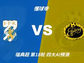 四大AI预测哥德堡vs埃尔夫斯堡：只有Deepseek一家支持主胜