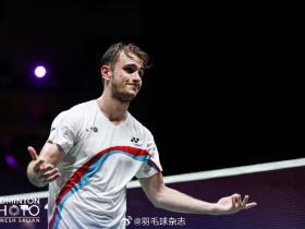21岁拉尼尔2-0横扫奈良冈功大，夺得羽毛球世锦赛男单冠军