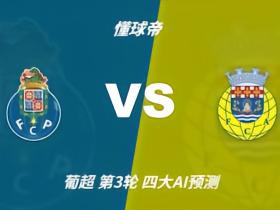 四大AI预测：波尔图vs阿罗卡，各家均认为主队两球以上大胜