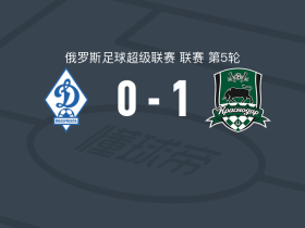 克拉斯诺达尔1-0马哈奇卡拉，尤巴尔一锤定音