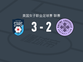 芝加哥之星女足3-2路易斯维尔竞赛女足，朱莉娅-格罗索、马洛里-斯旺森破门