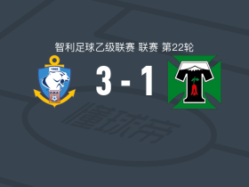 安托法加斯塔3-1特木科，罗哈斯两球，加列戈斯建功