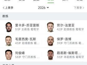是不是这个42岁的助理教练